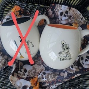 Rae Dunn Skeleton Halloween Mug